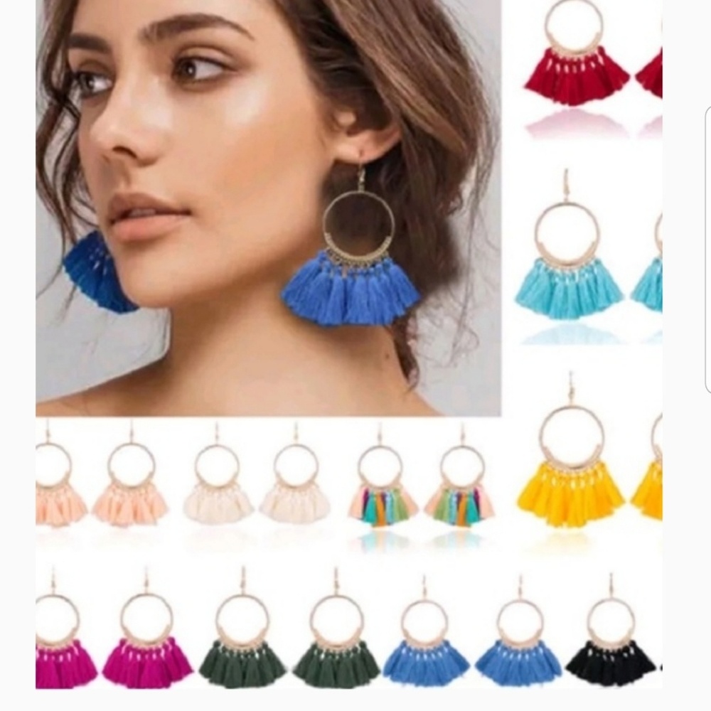 ๐๐ Boho tassel earrings. - Picture 1 of 4
